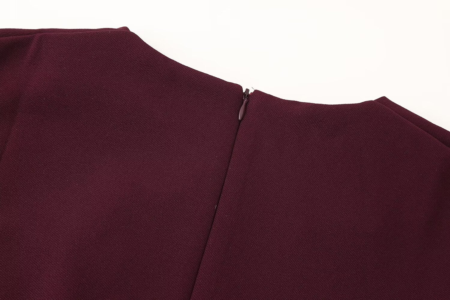 Crew-Neck Ruched Split Short-Sleeve A-Line Maxi Dress