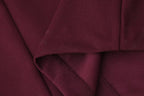 Crew-Neck Ruched Split Short-Sleeve A-Line Maxi Dress