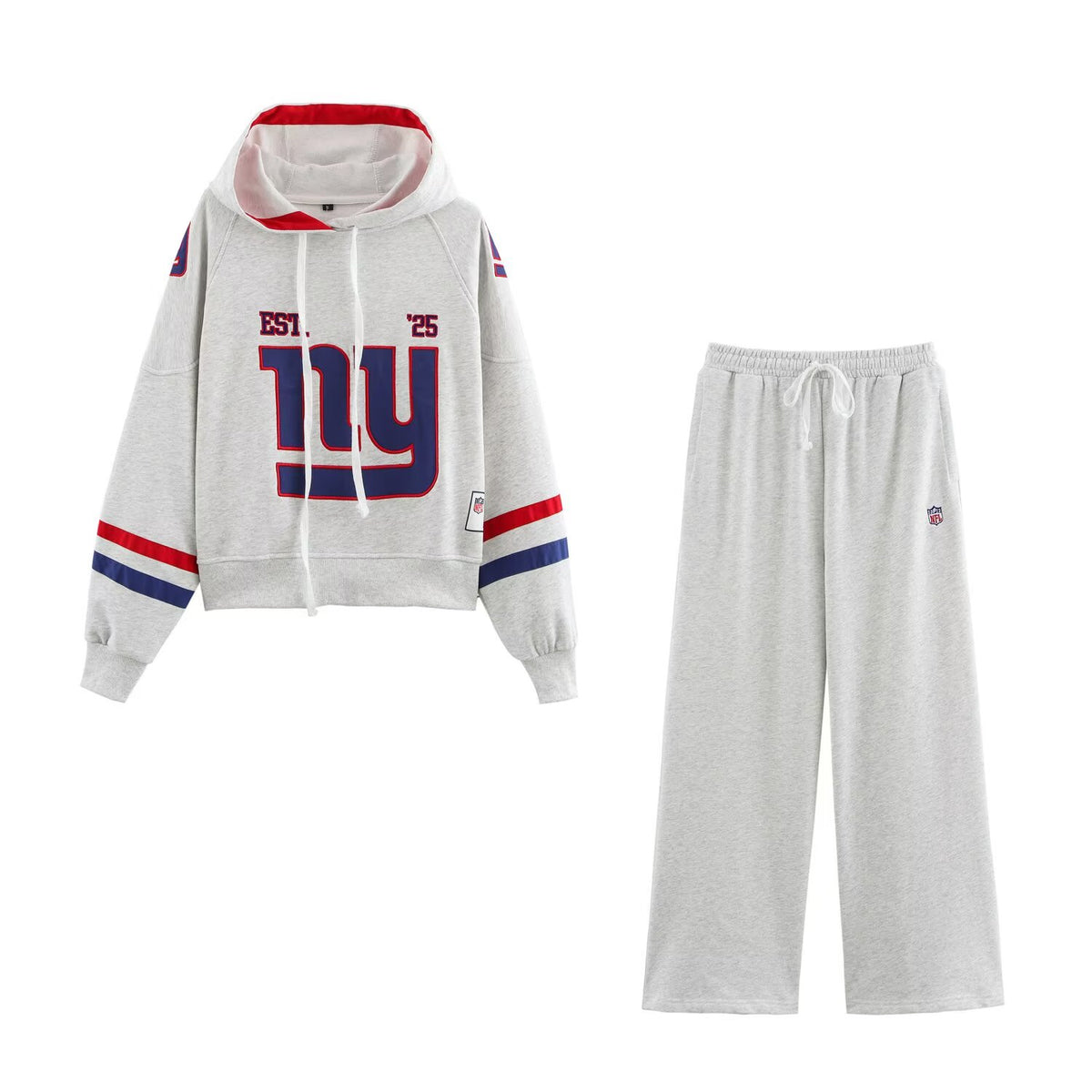 Spring Fashionable Simple Sweater Casual Trousers Set
