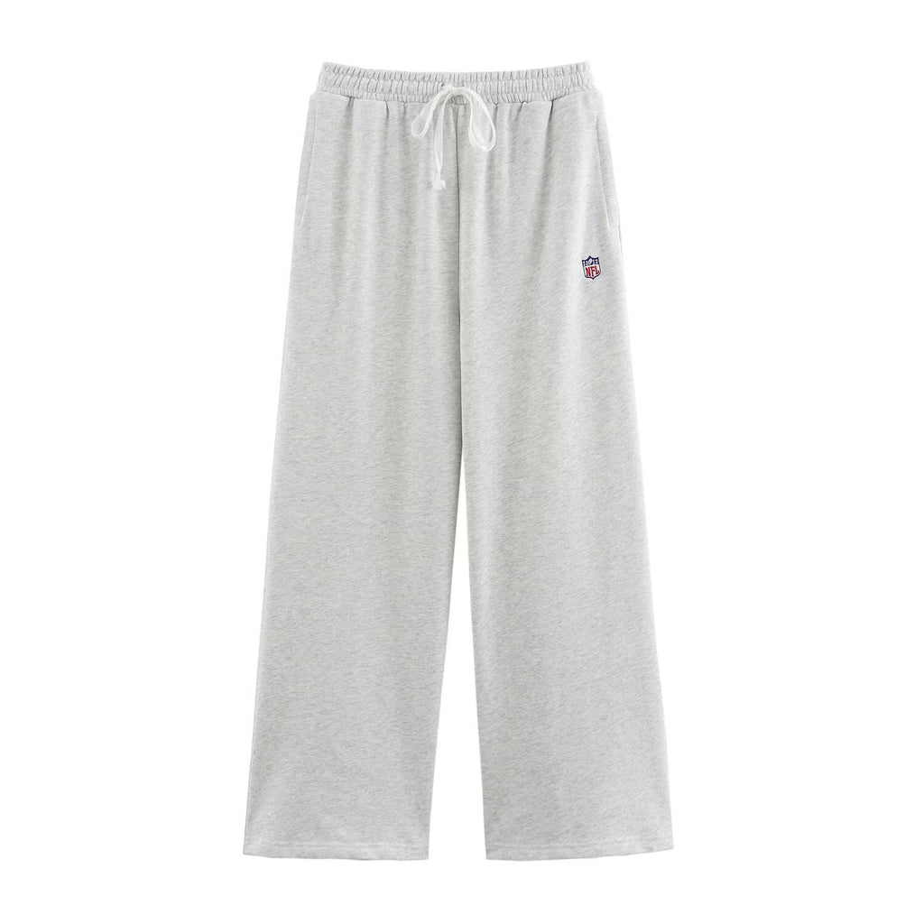 Spring Fashionable Simple Sweater Casual Trousers Set