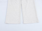 Spring Fashionable Simple Sweater Casual Trousers Set