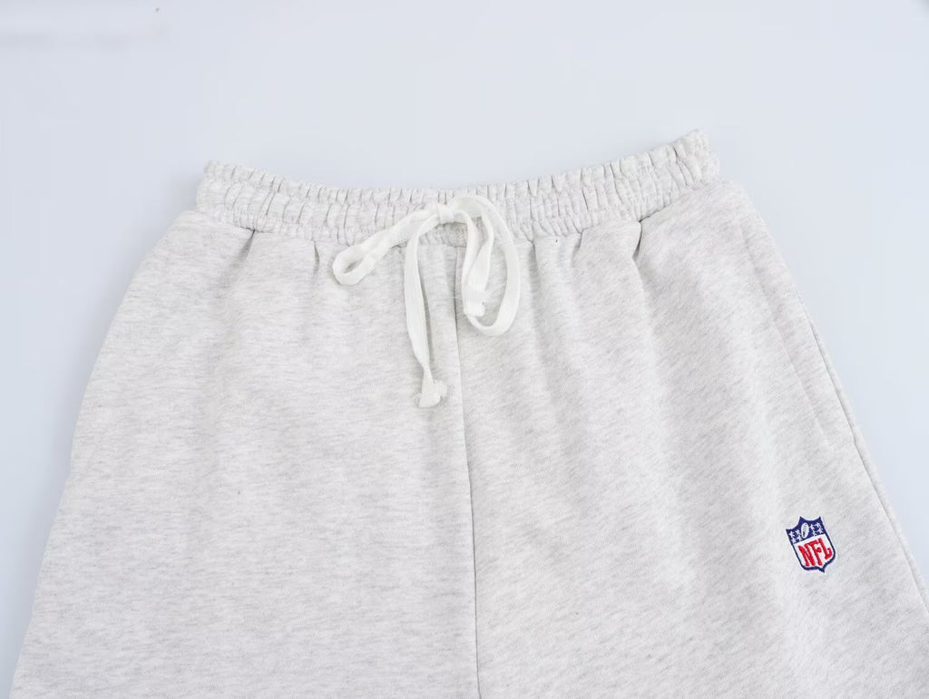 Spring Fashionable Simple Sweater Casual Trousers Set