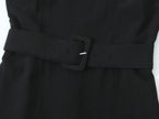 Women's Retro V Neck Suspender Dress