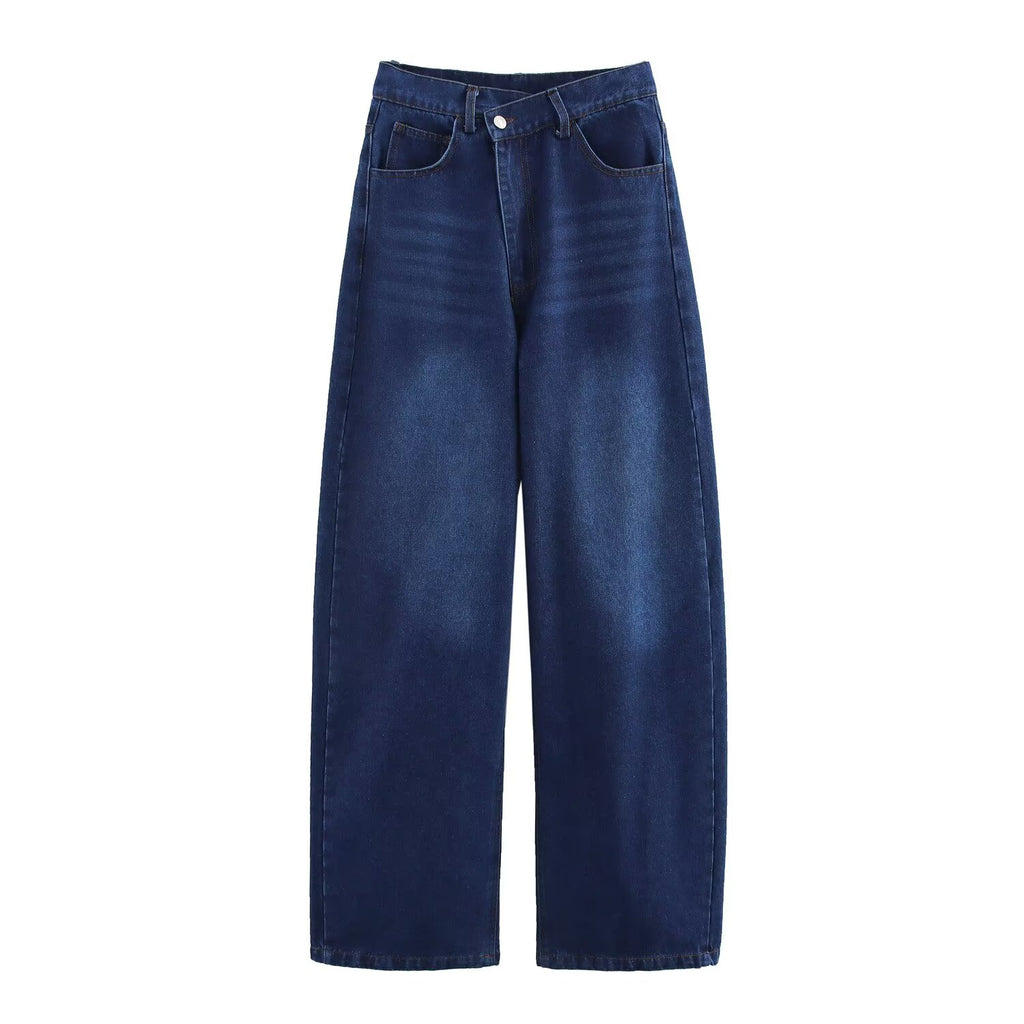 Spring Summer Casual Denim Shacket Pants Set