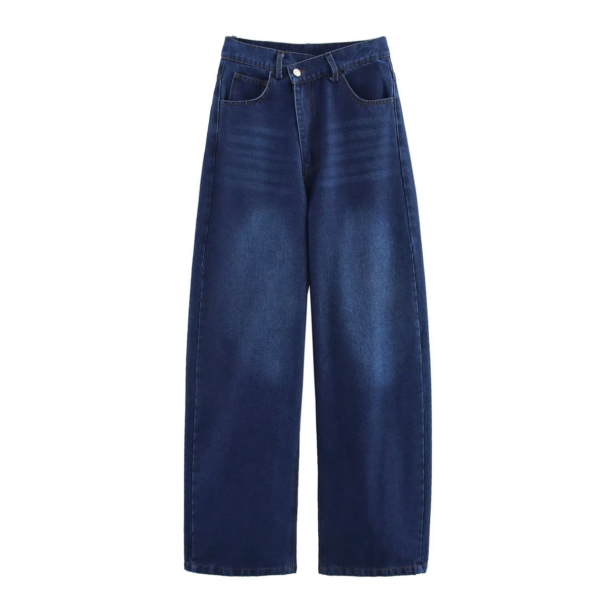 Spring Summer Casual Denim Shacket Pants Set