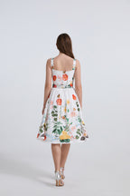Women's 's Printed Halter Vacation Dress