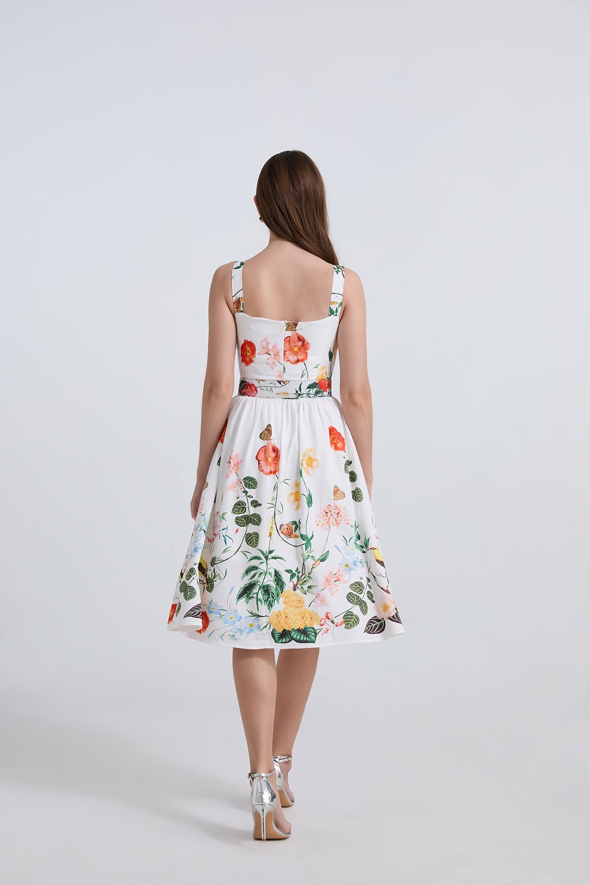 Women's 's Printed Halter Vacation Dress