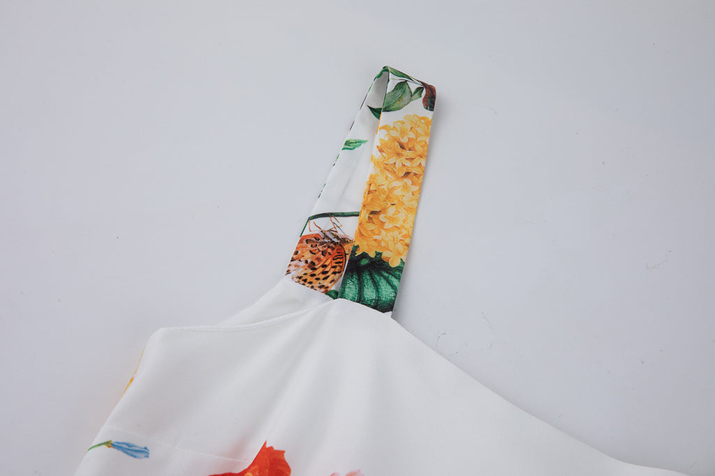 Women's 's Printed Halter Vacation Dress