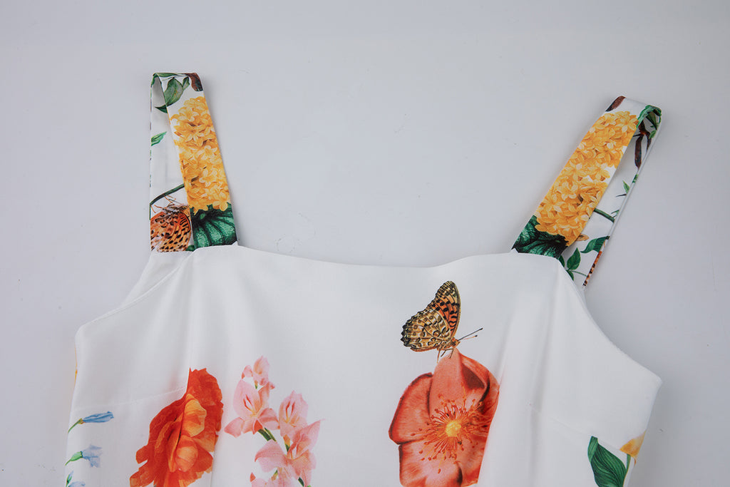 Women's 's Printed Halter Vacation Dress
