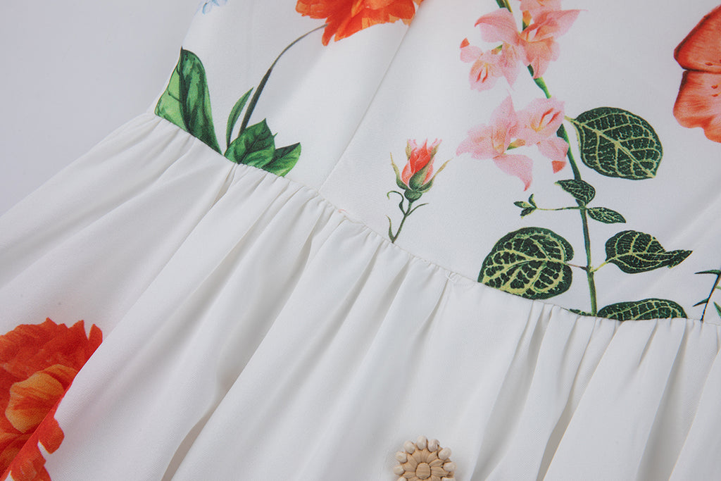 Women's 's Printed Halter Vacation Dress