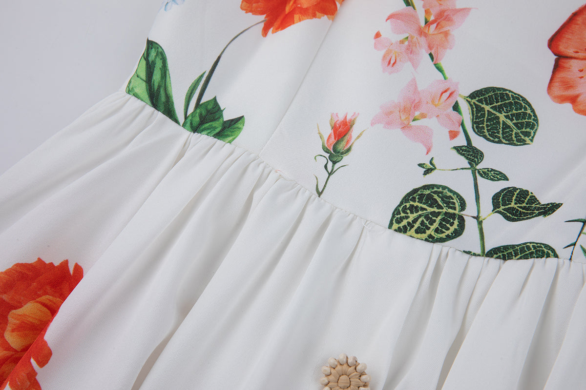 Women's 's Printed Halter Vacation Dress