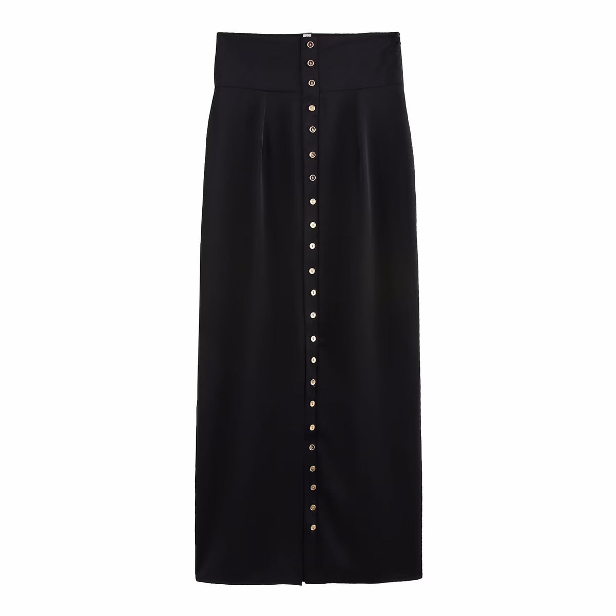 Women's Spring Women's Pile Collar Sleeveless Top Breasted Skirt Set