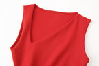 Asymmetric Sleeveless Pleated A-Line Mini Dress