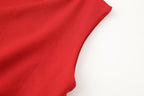 Asymmetric Sleeveless Pleated A-Line Mini Dress