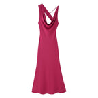 Women's Rose Red Dress