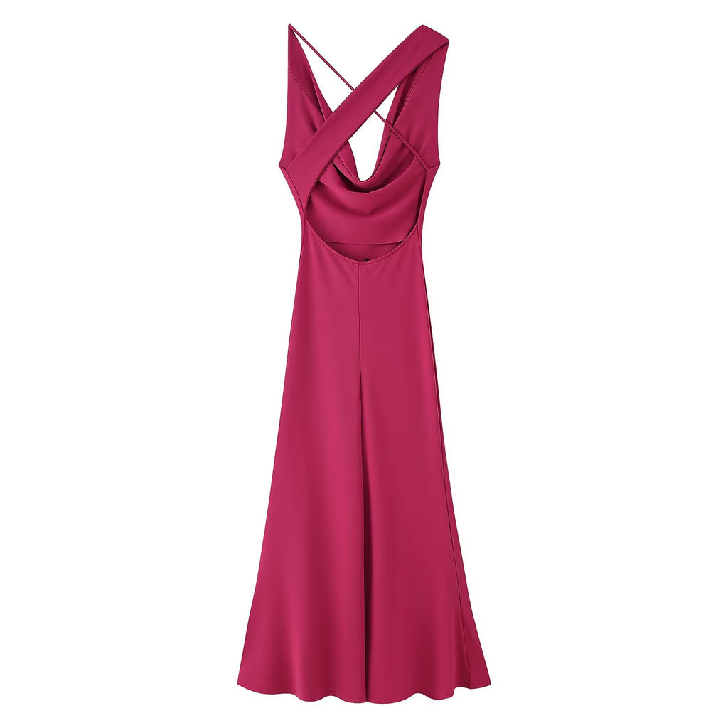 Women's Rose Red Dress
