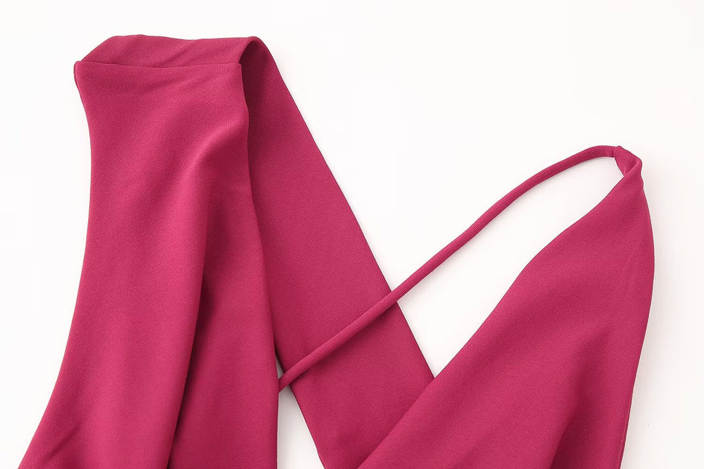 Women's Rose Red Dress