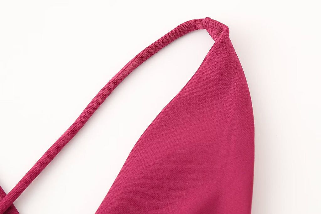 Women's Rose Red Dress