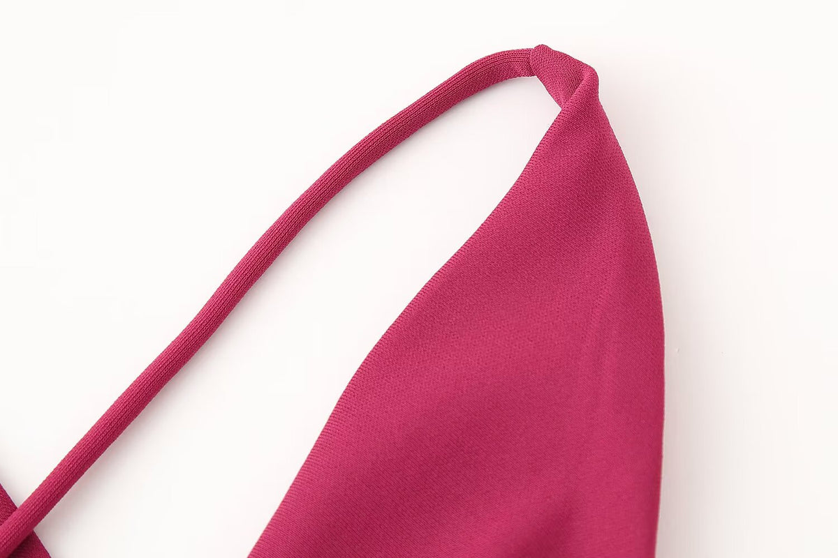 Women's Rose Red Dress