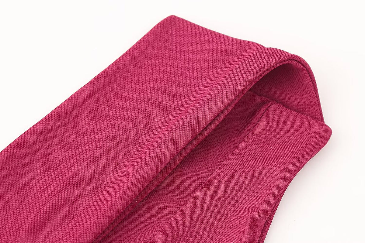Women's Rose Red Dress