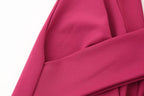Women's Rose Red Dress