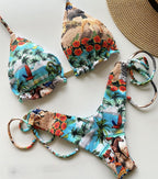 Printed One-piece Swimwear