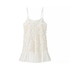 Women's Spring Vacation 3D Floral Chiffon Patchwork Dress