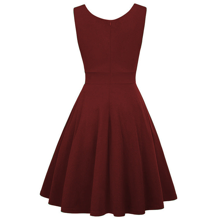Vintage Hepburn Cocktail Light Dress plus Size