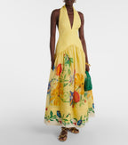 Women's Backless Halter Dress