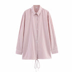 Women's Shirt Long Loose Striped Minority