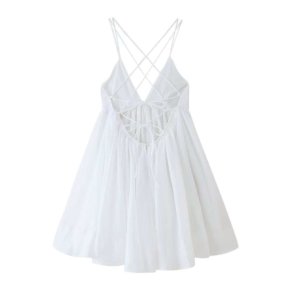 Women's Backless Bandage Vacation Slip Dress
