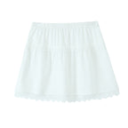 Women's Cotton High-Waisted Two-Piece Skirt Set