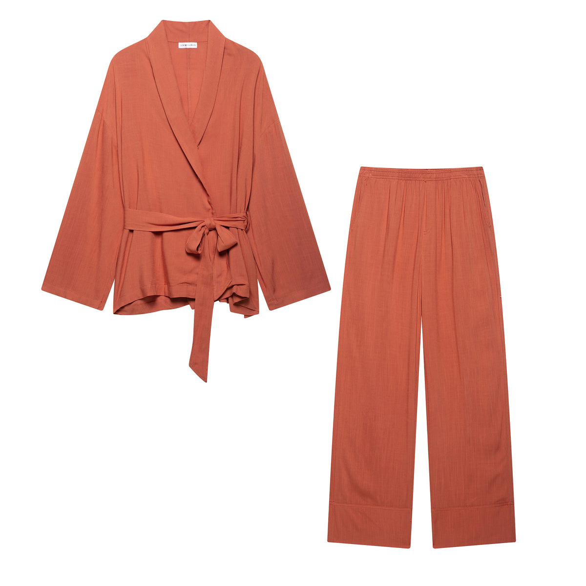 Women's Spring Women's French Side Bowknot Decoration Kimono Coat Two