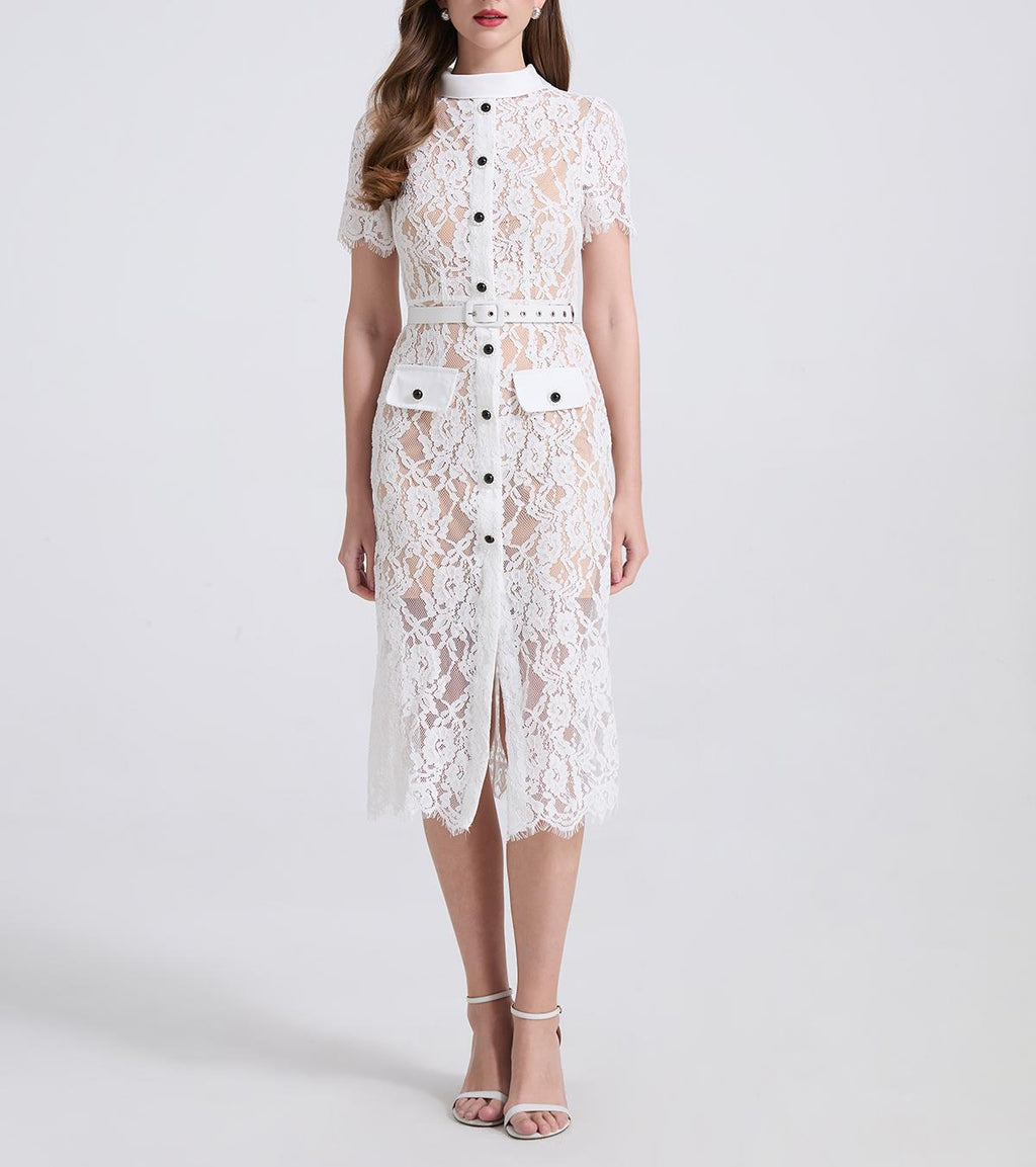 Women's 's Stretch Lace Bodycon Dress
