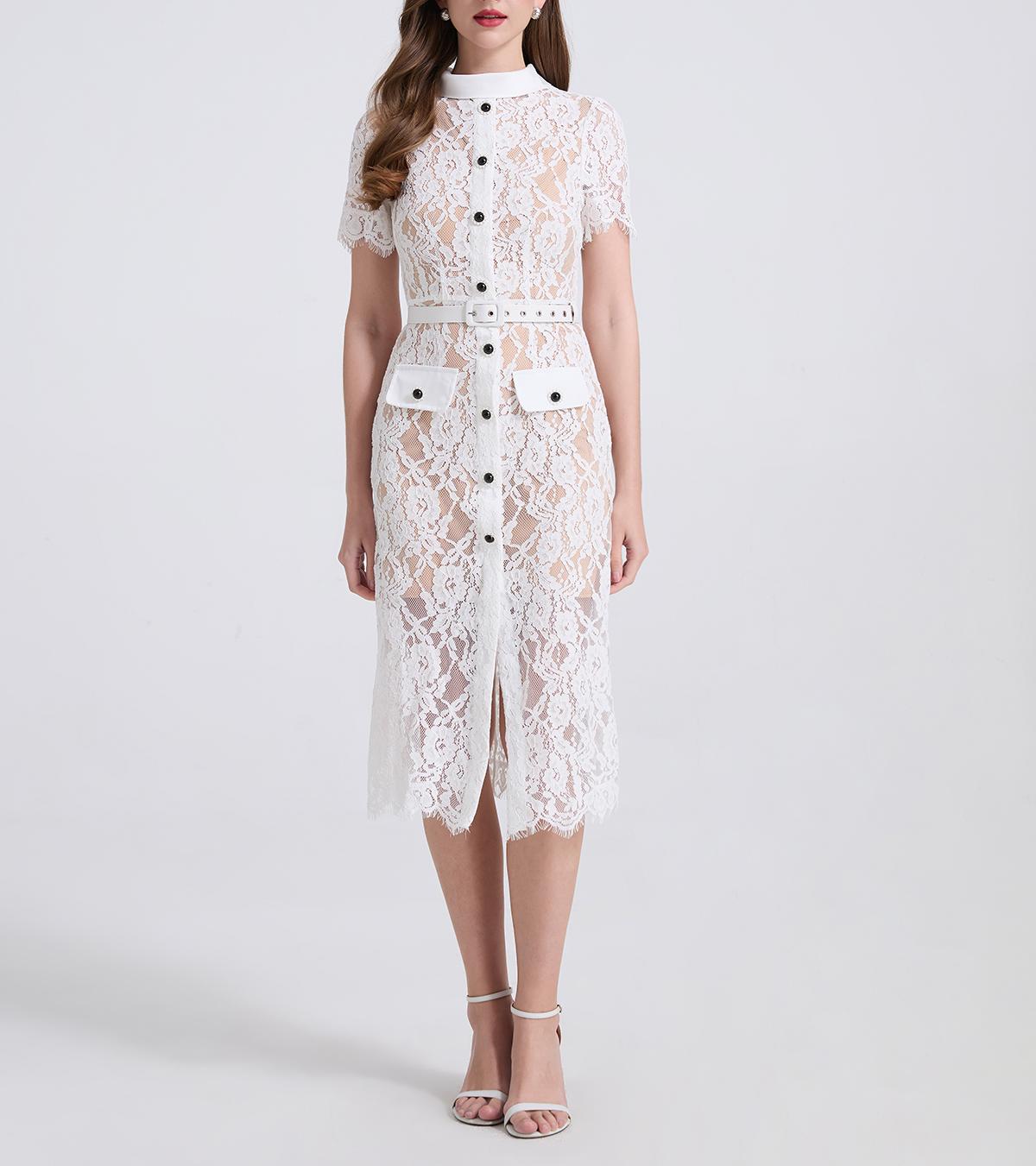 Women's 's Stretch Lace Bodycon Dress
