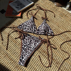 Lace Leopard Bikini Swimwear