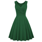 Vintage Hepburn Cocktail Light Dress plus Size
