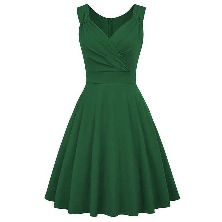 Vintage Hepburn Cocktail Light Dress plus Size