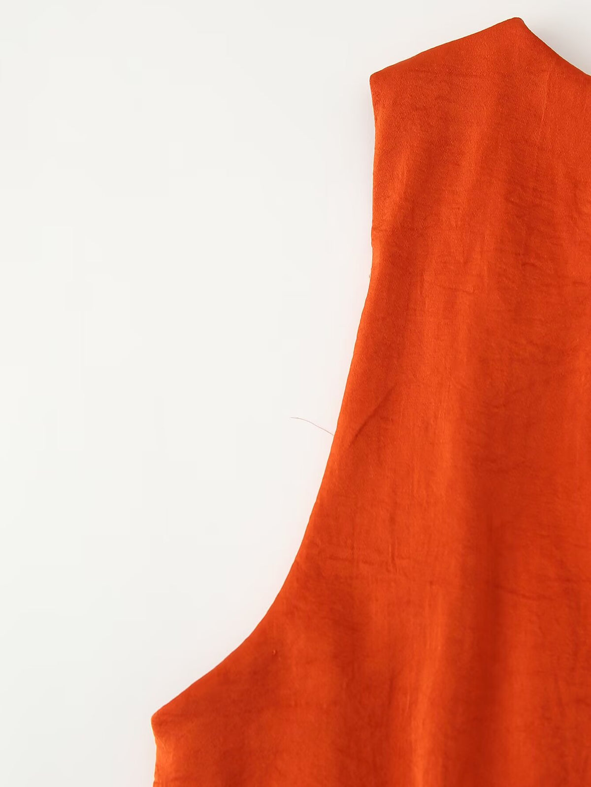 Women's Pleated Asymmetric Satin Look Dress