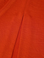 Women's Pleated Asymmetric Satin Look Dress