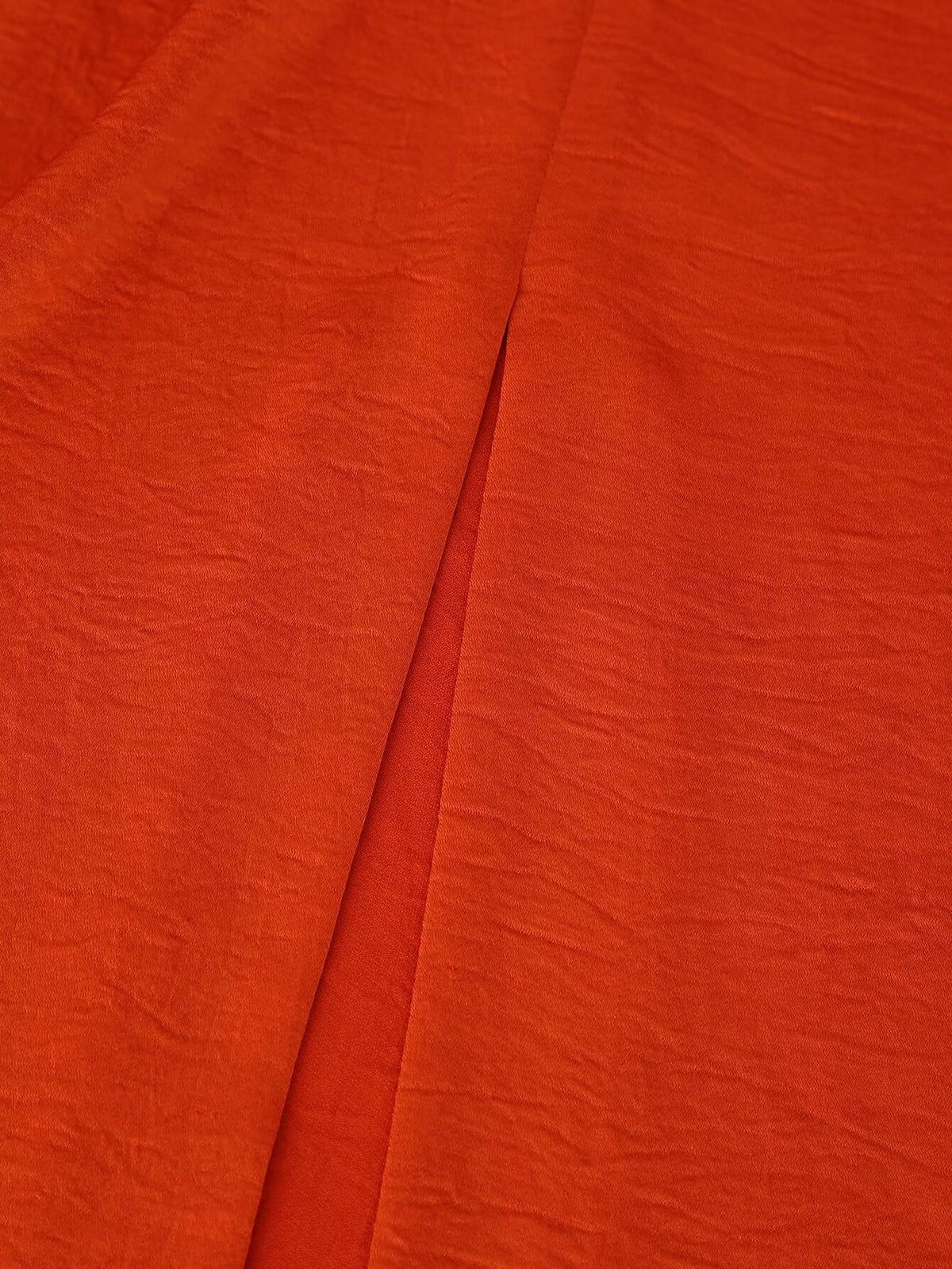 Women's Pleated Asymmetric Satin Look Dress