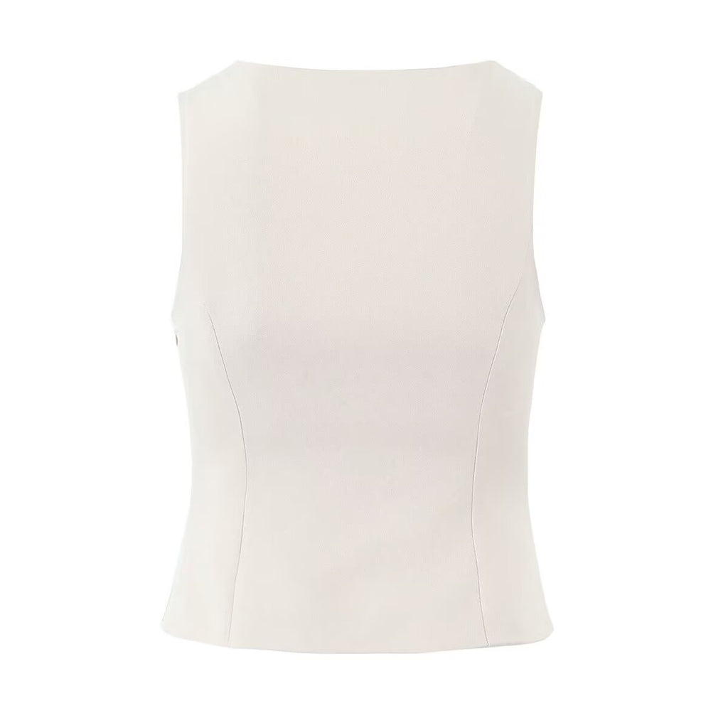 Women's Pleated Asymmetric V-Neck Top and Skirt Two-Piece Set