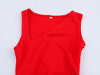 Asymmetric Sleeveless Bodycon Mini Dress