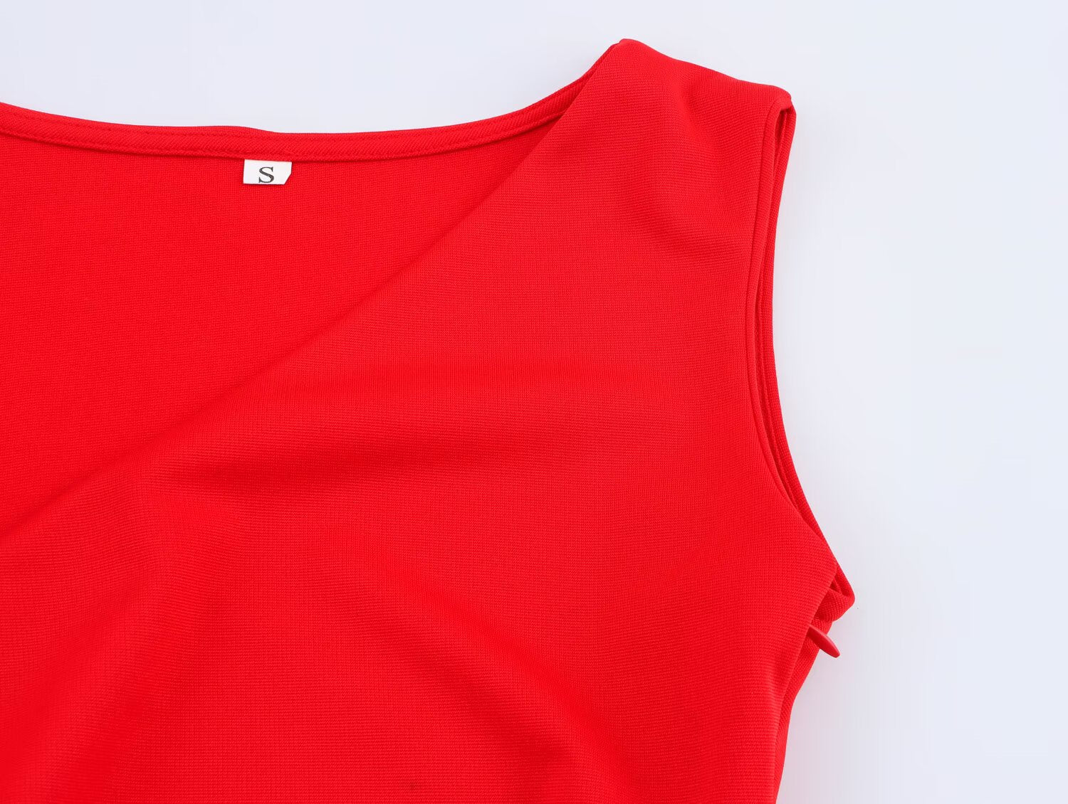 Asymmetric Sleeveless Bodycon Mini Dress