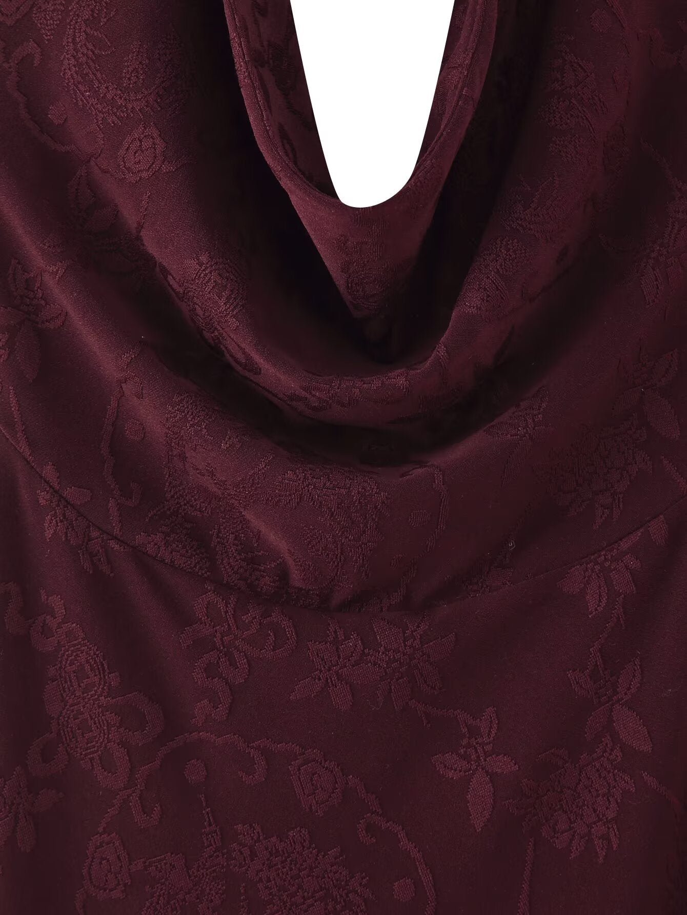 Women's Spring Summer Women Sexy Backless Silk Satin Texture Jacquard Halter Length Dress