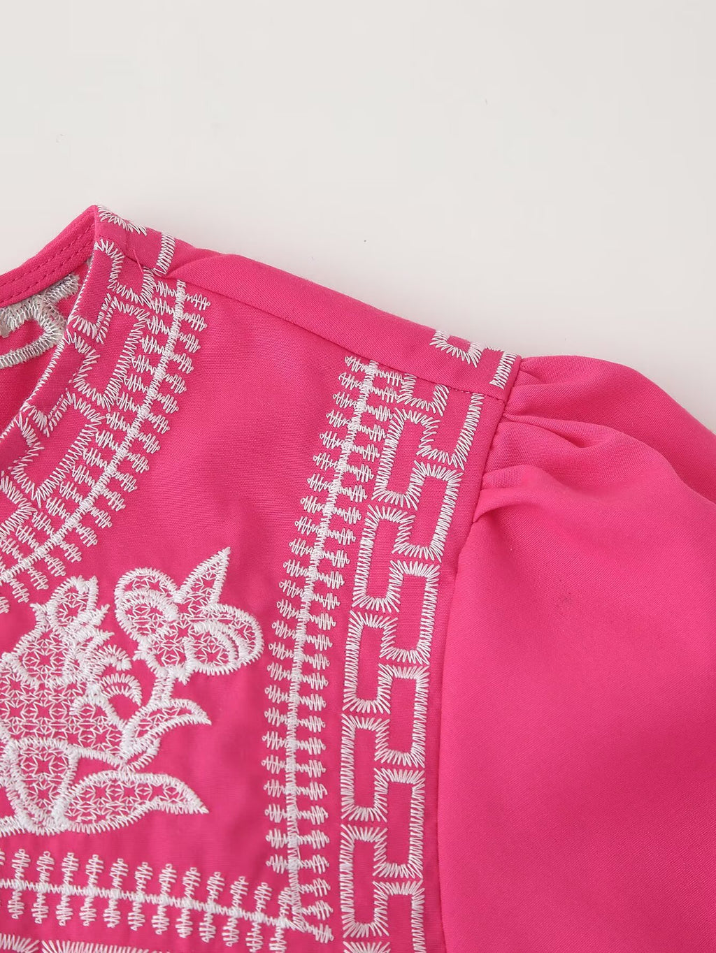 Women's Embroidery Short Sleeve Shirt