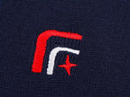 Women's Spring Women Clothing All Match Casual Embroidered Polo Shirt Collar Sweater