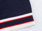 Women's Spring Women Clothing All Match Casual Embroidered Polo Shirt Collar Sweater