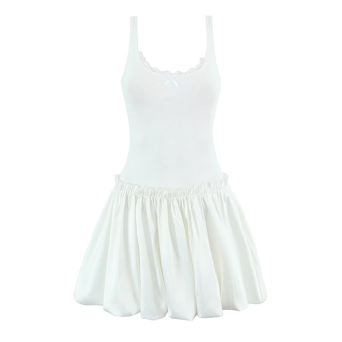 Women's Spring Bow-Detail Dress