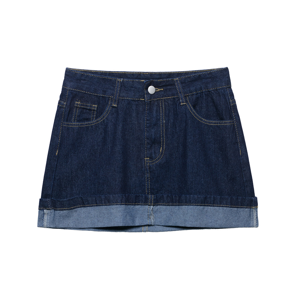 Dark Blue Skirt